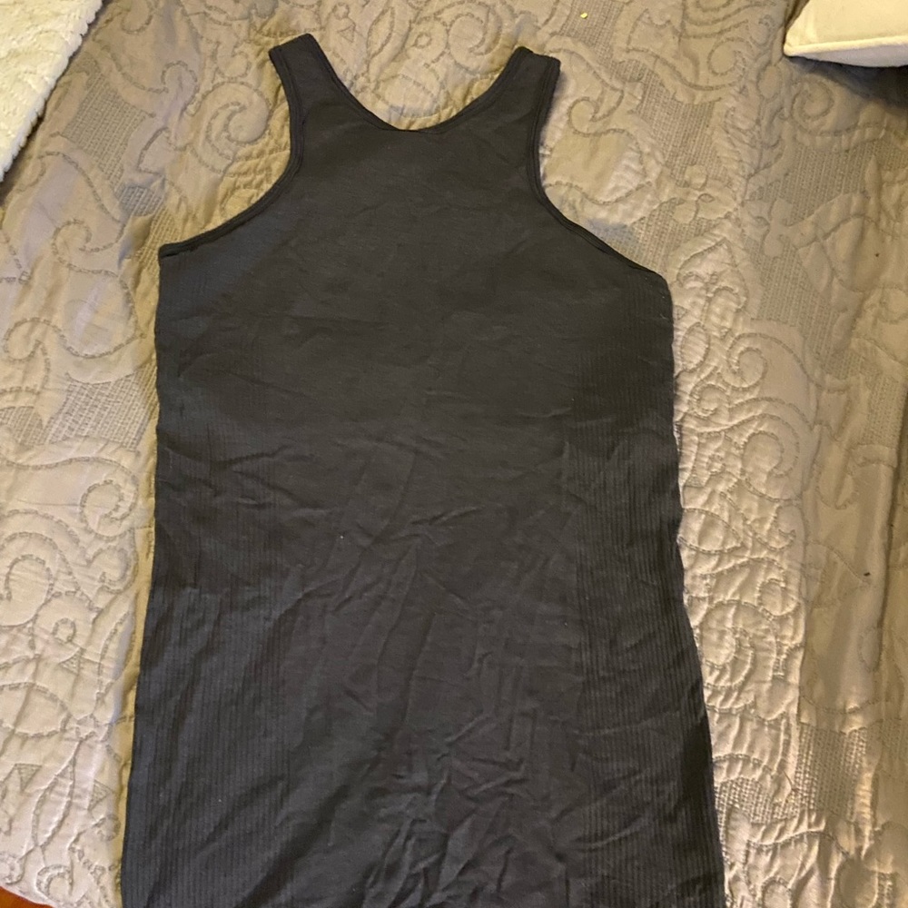 Lululemon, built in bra tank.